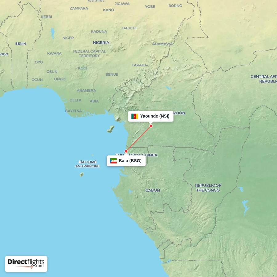 NSI - BSG route map