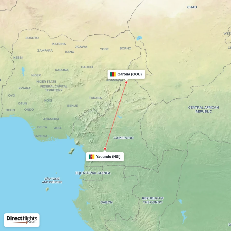 NSI - GOU route map
