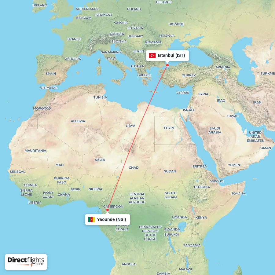 NSI - IST route map