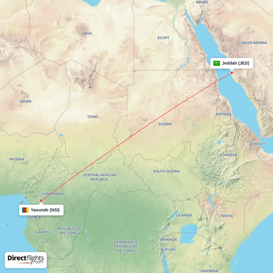 NSI - JED route map