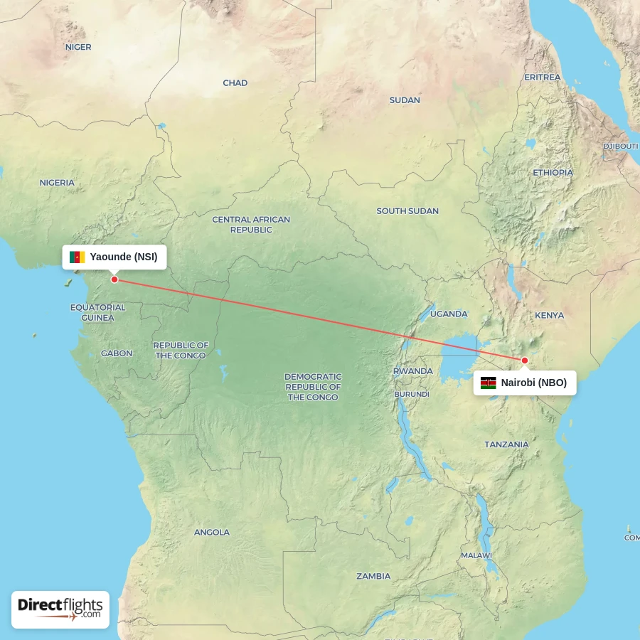NSI - NBO route map