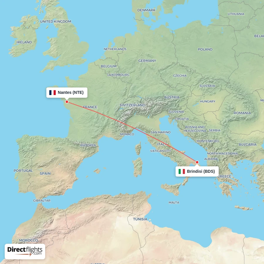NTE - BDS route map