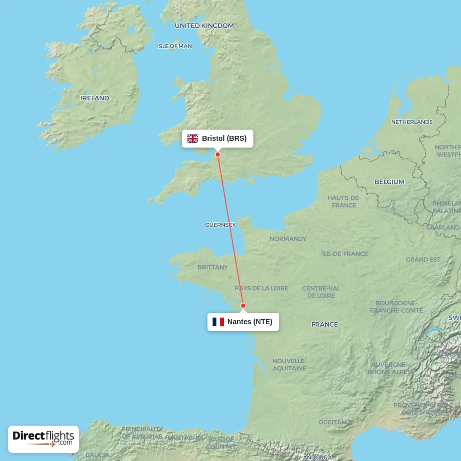 NTE - BRS route map