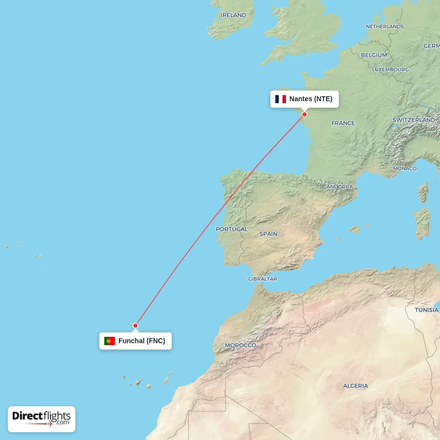 NTE - FNC route map