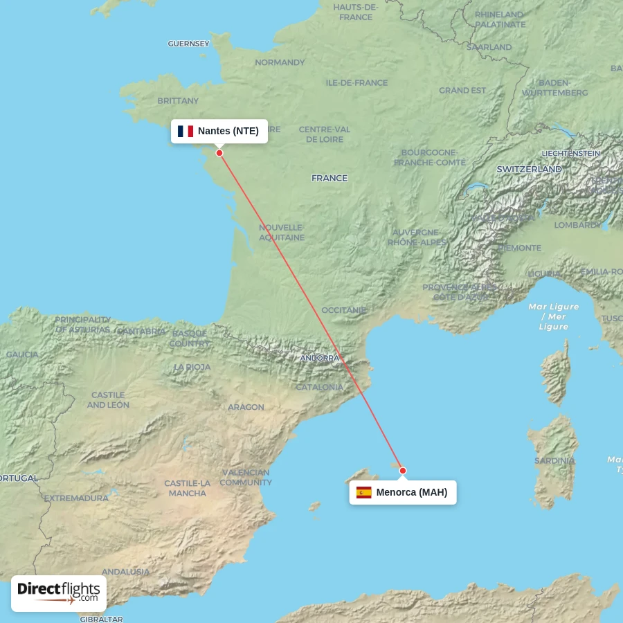 NTE - MAH route map
