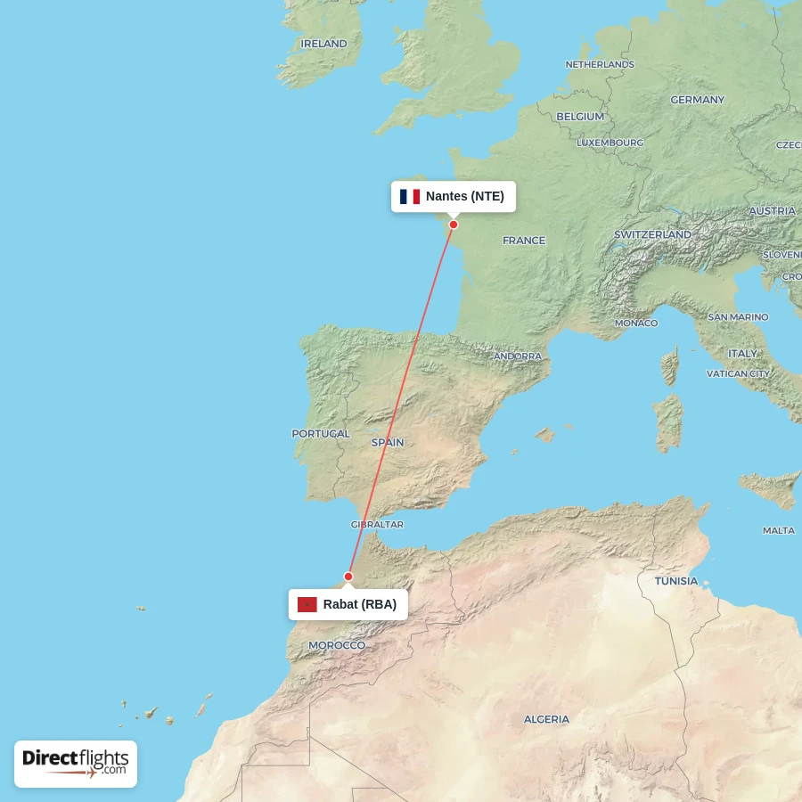 NTE - RBA route map