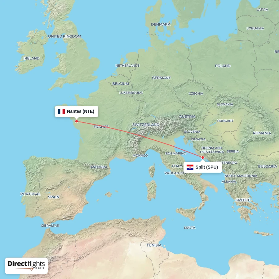 NTE - SPU route map