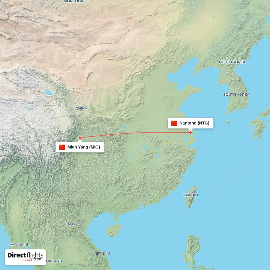 NTG - MIG route map