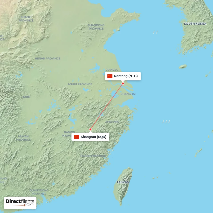 NTG - SQD route map
