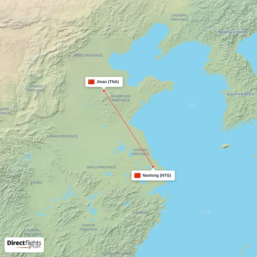 NTG - TNA route map