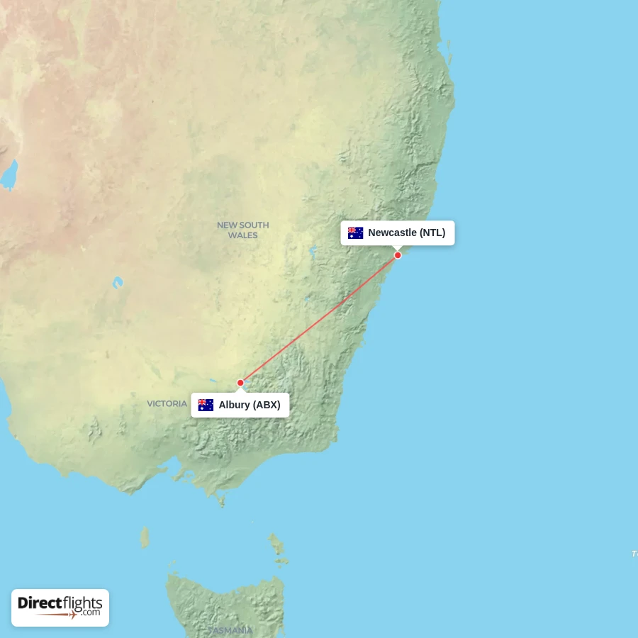 NTL - ABX route map