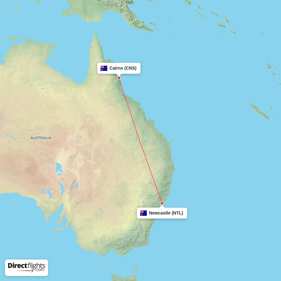 NTL - CNS route map