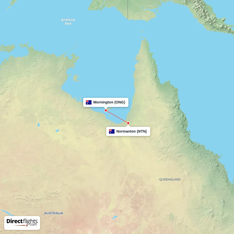 NTN - ONG route map
