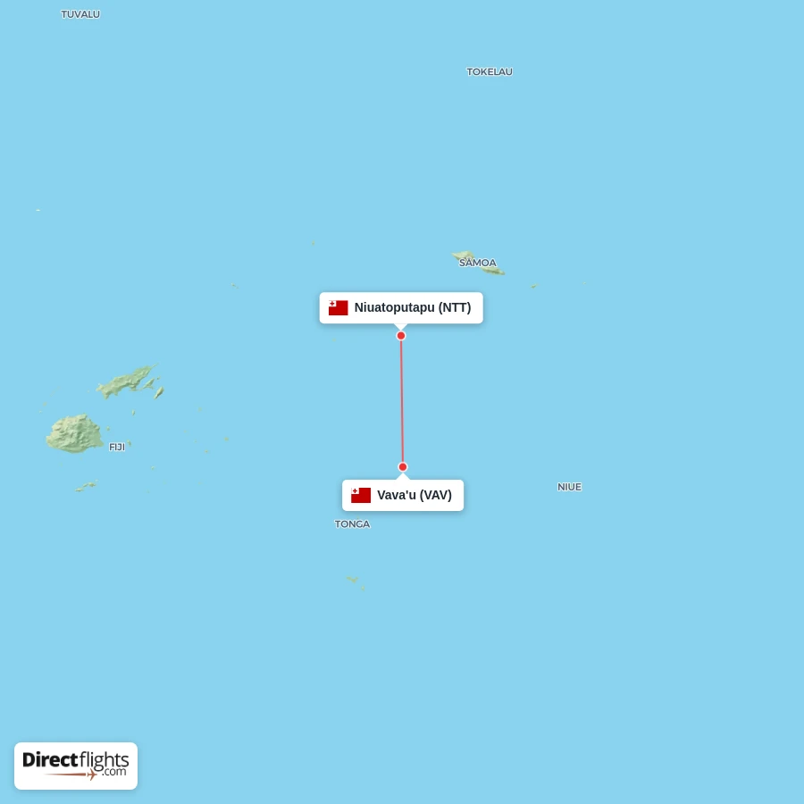 NTT - VAV route map