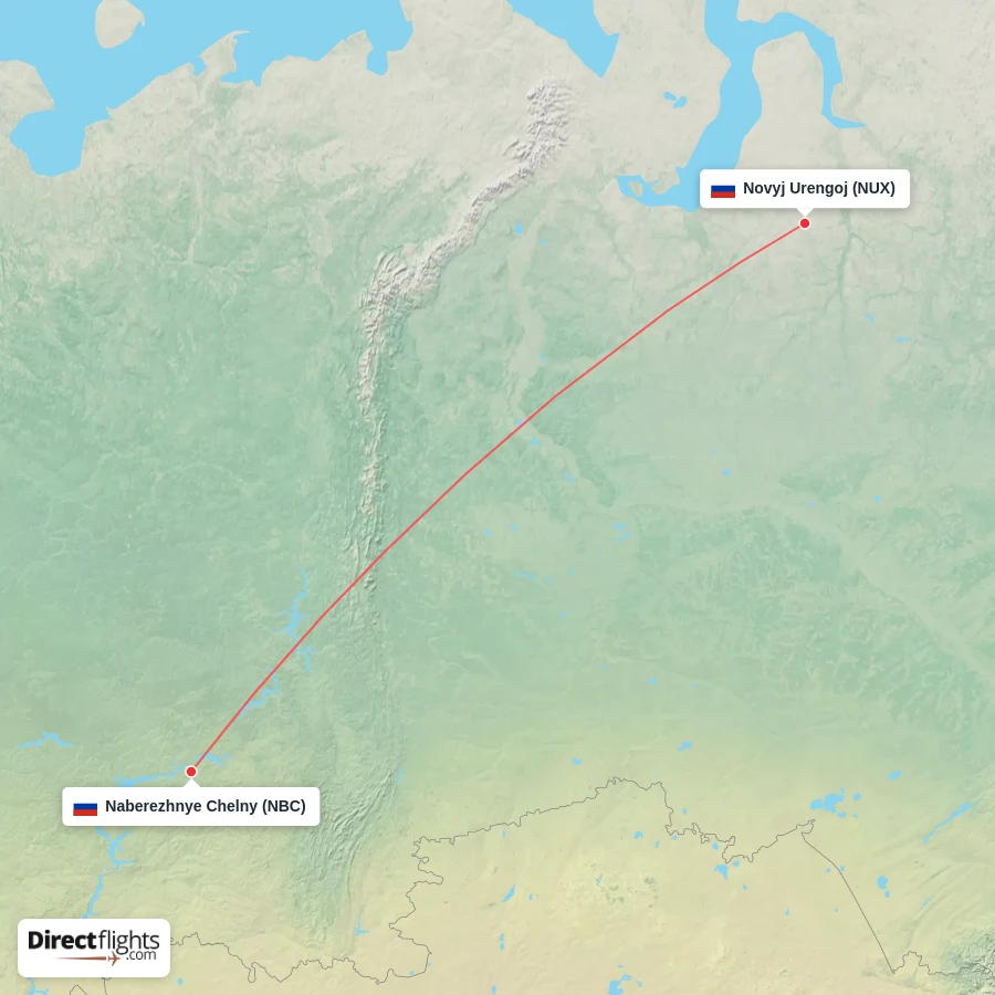 NUX - NBC route map