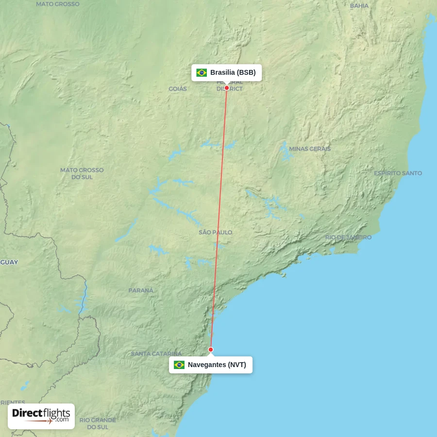 NVT - BSB route map