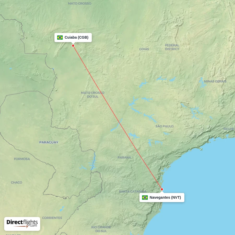 NVT - CGB route map