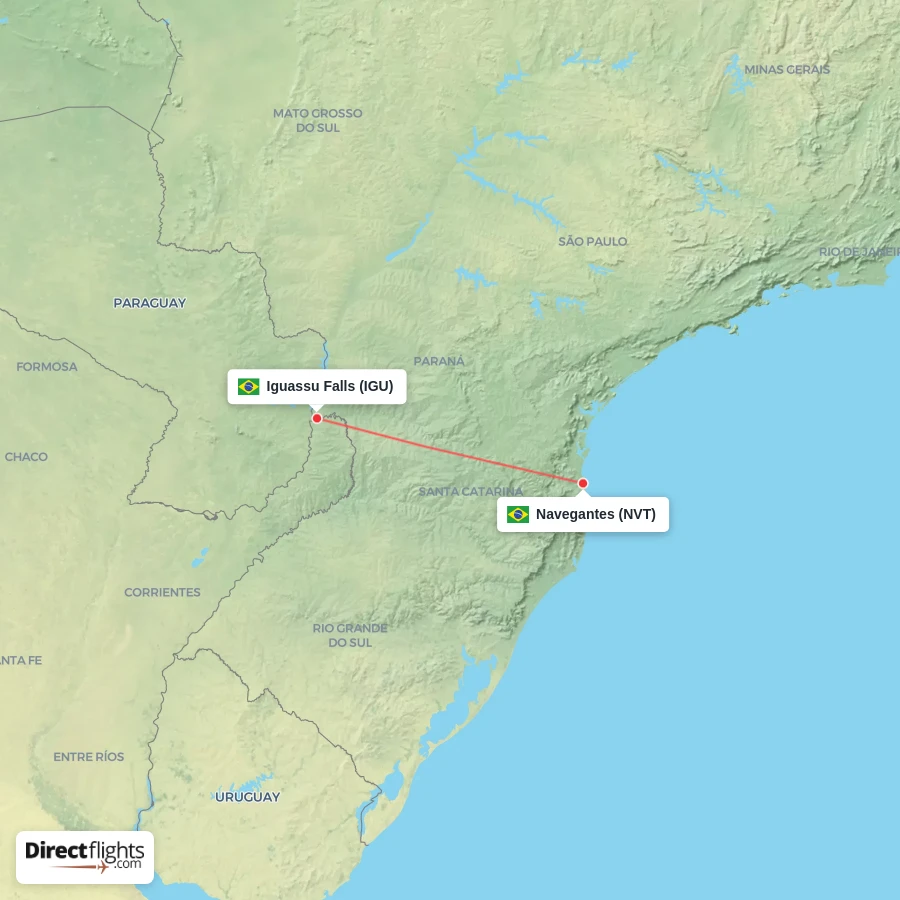 NVT - IGU route map