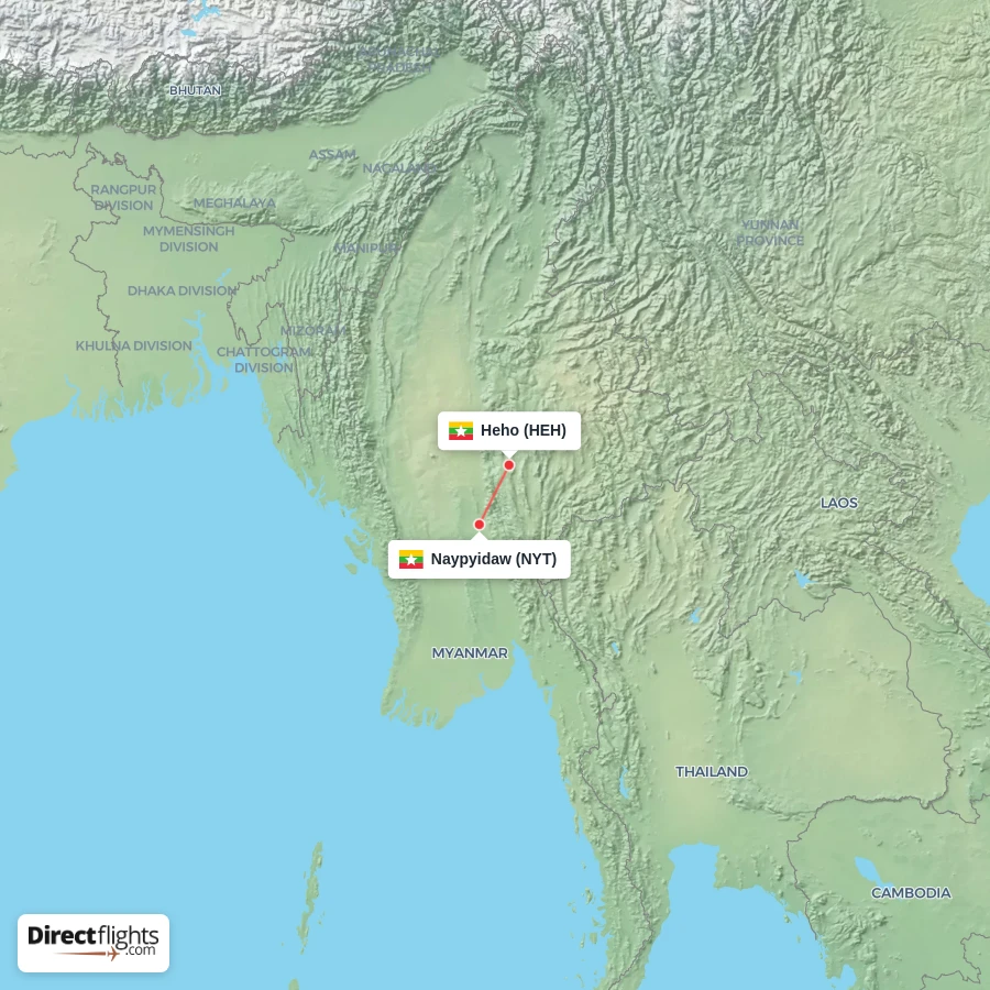NYT - HEH route map