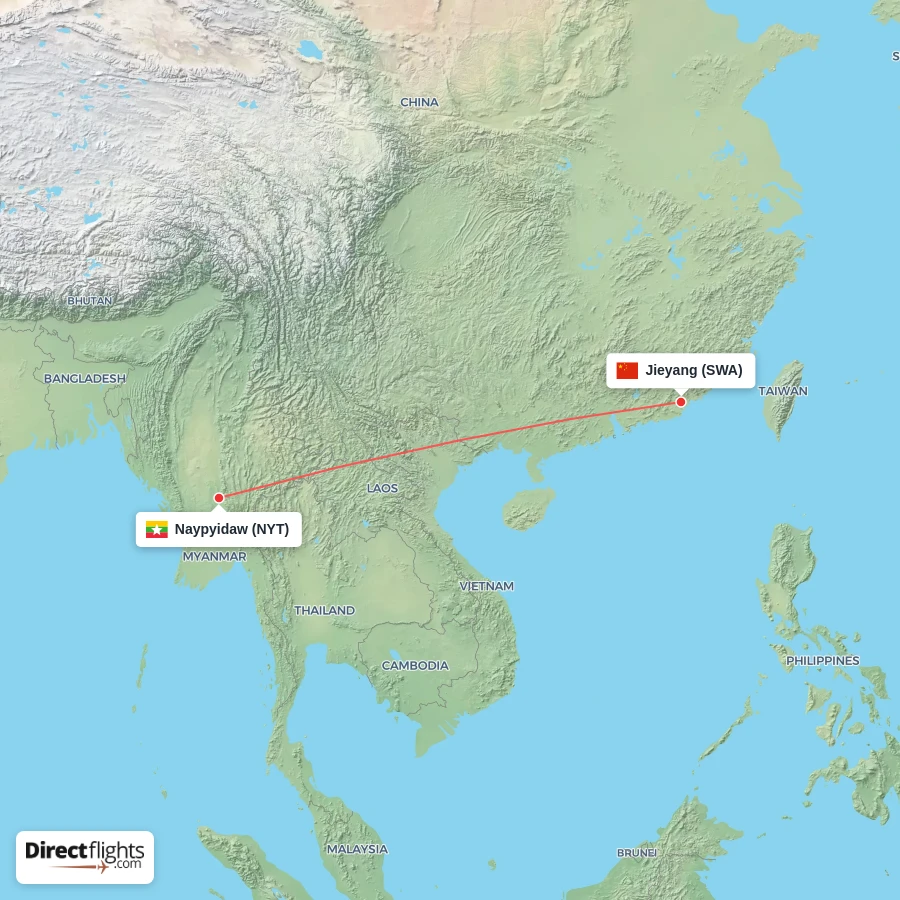 NYT - SWA route map