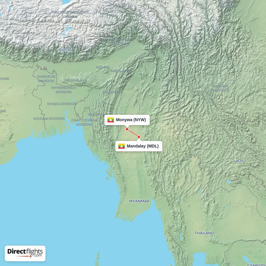 NYW - MDL route map