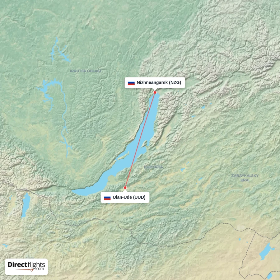NZG - UUD route map