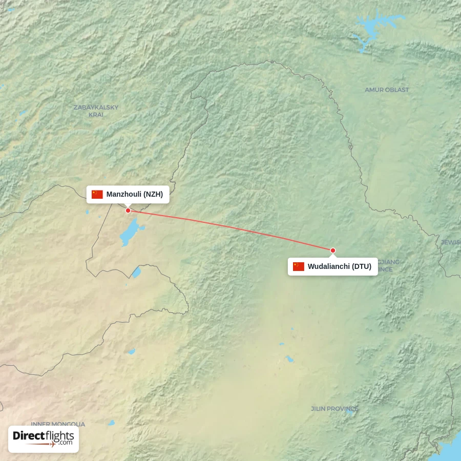 NZH - DTU route map