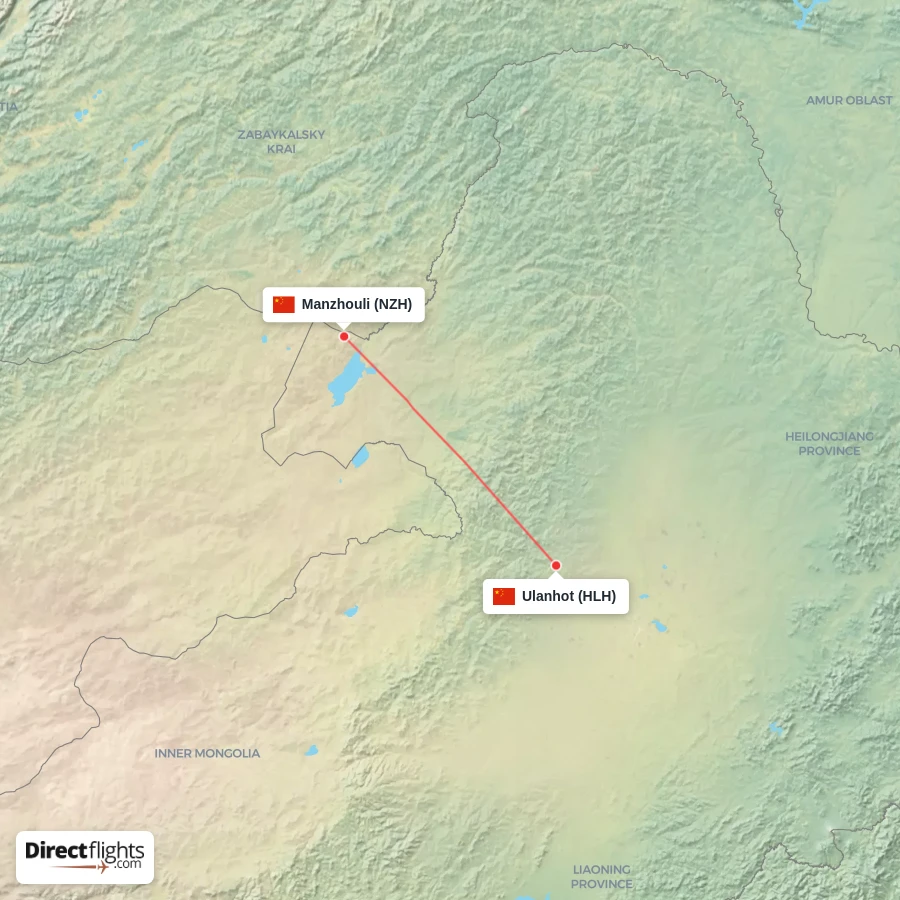 NZH - HLH route map