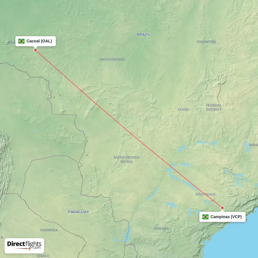 OAL - VCP route map