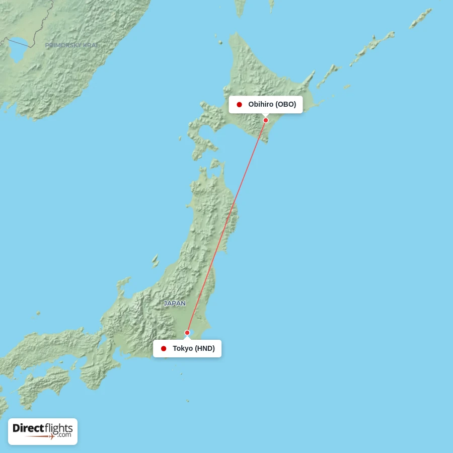 OBO - HND route map