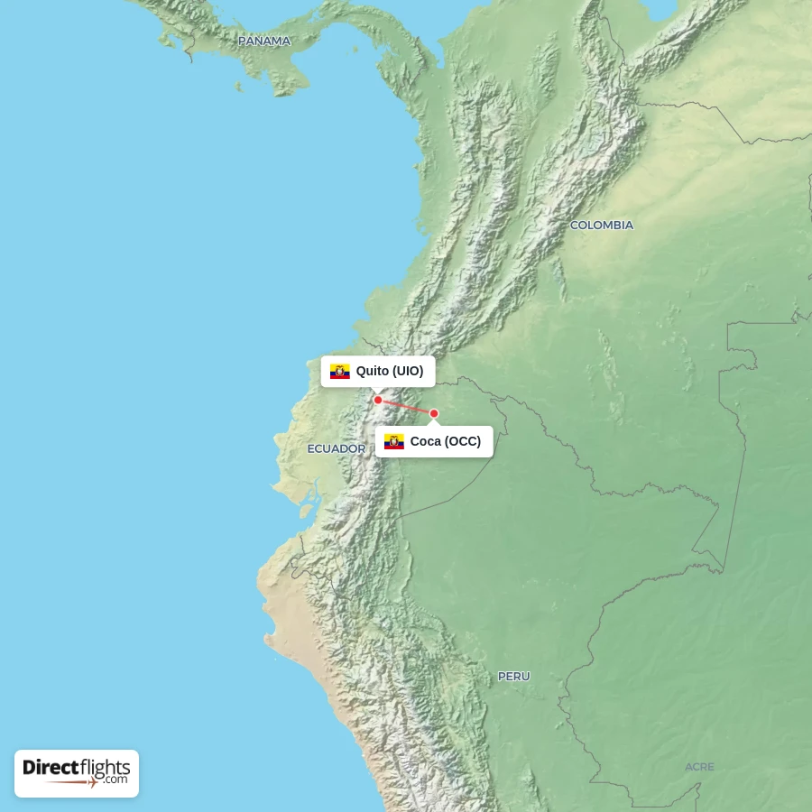 OCC - UIO route map