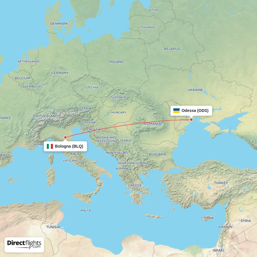 ODS - BLQ route map