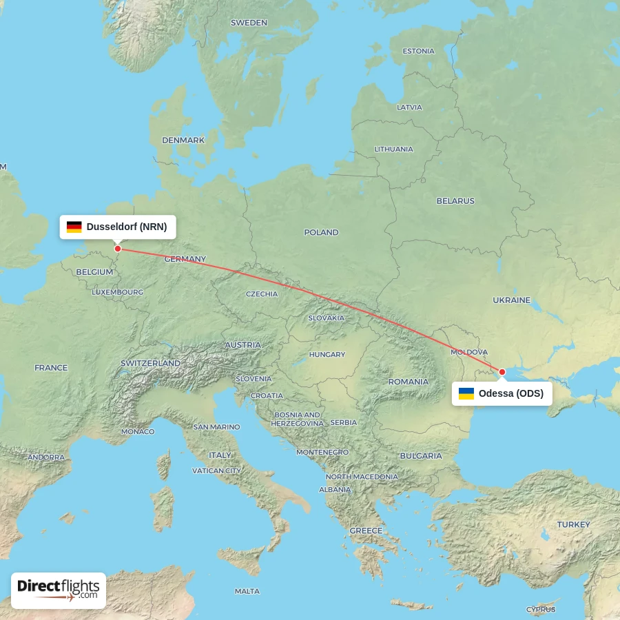 ODS - NRN route map
