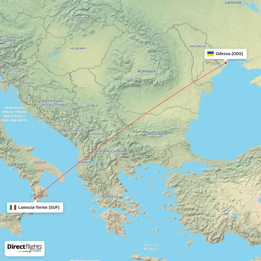 ODS - SUF route map