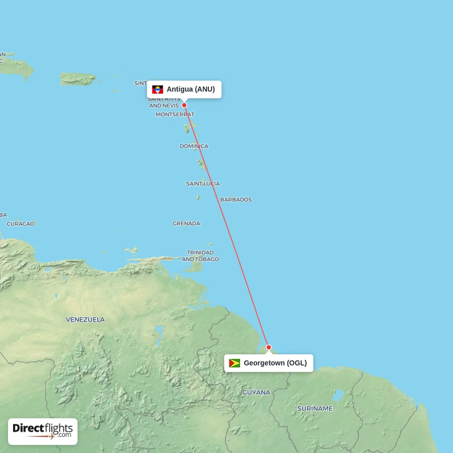 OGL - ANU route map