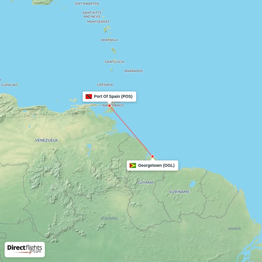 OGL - POS route map