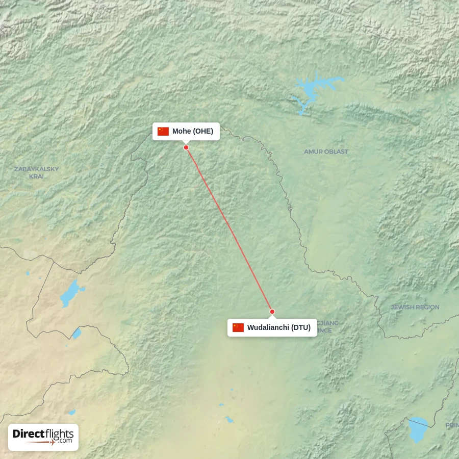 OHE - DTU route map