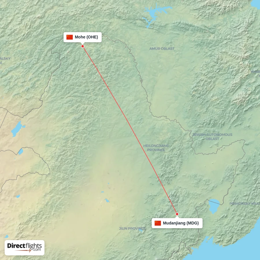 OHE - MDG route map