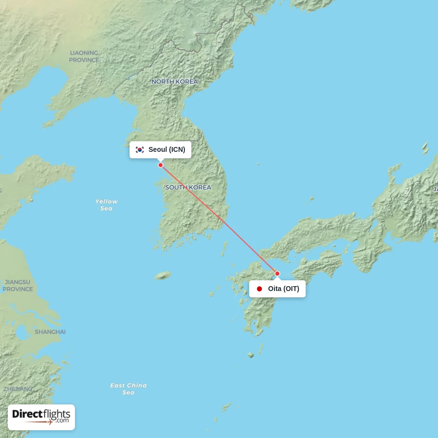 OIT - ICN route map
