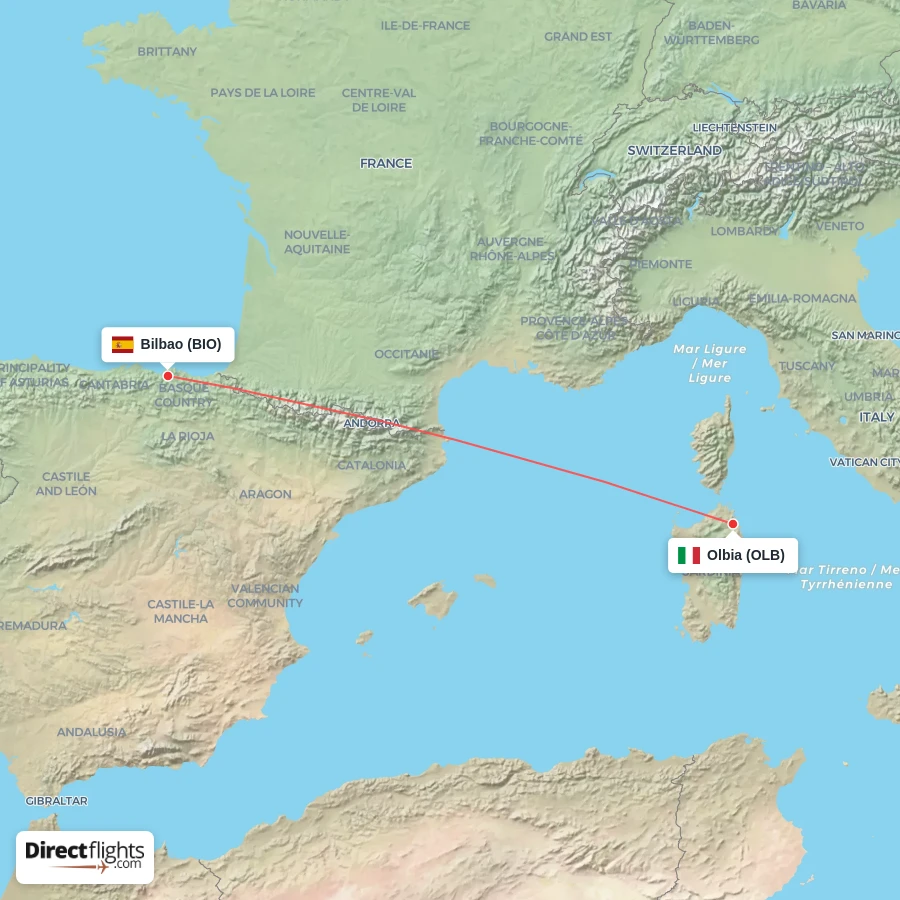 OLB - BIO route map