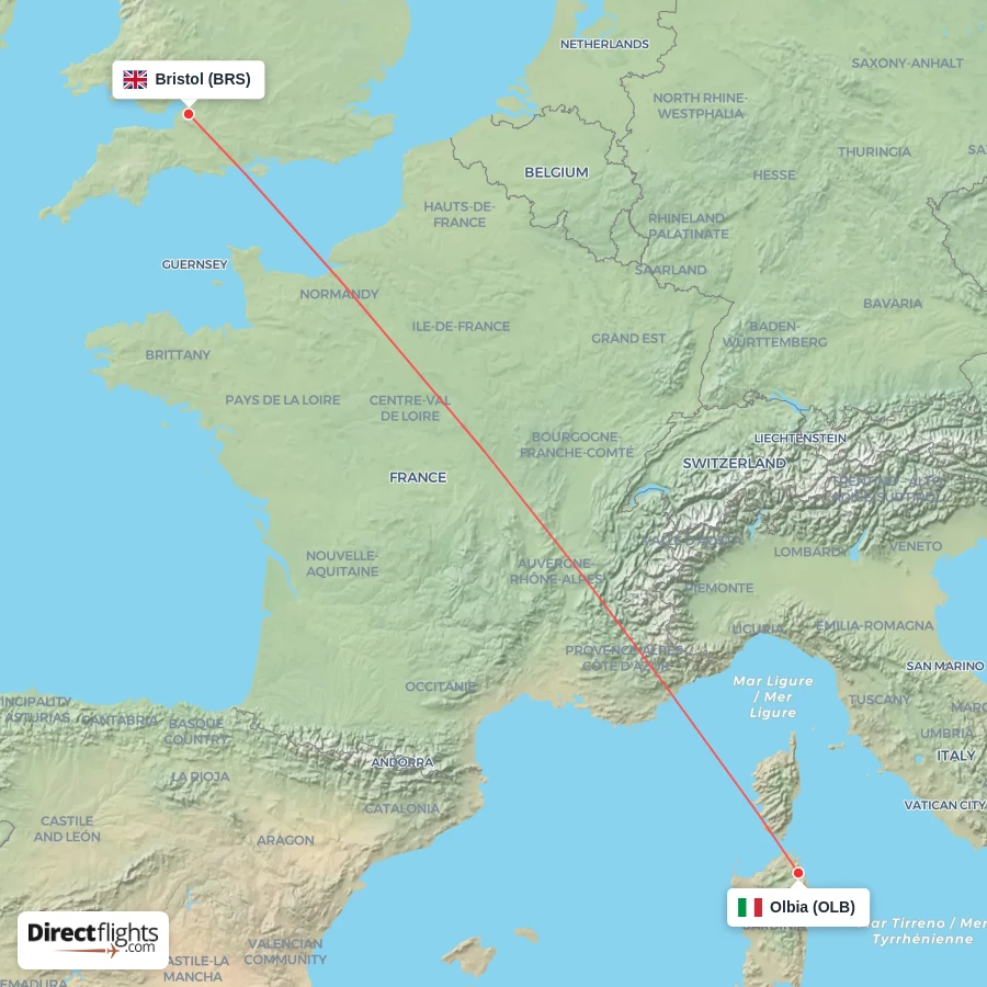 OLB - BRS route map