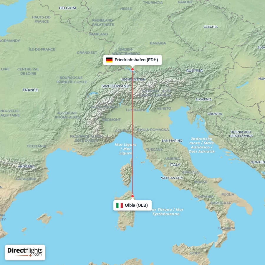 OLB - FDH route map