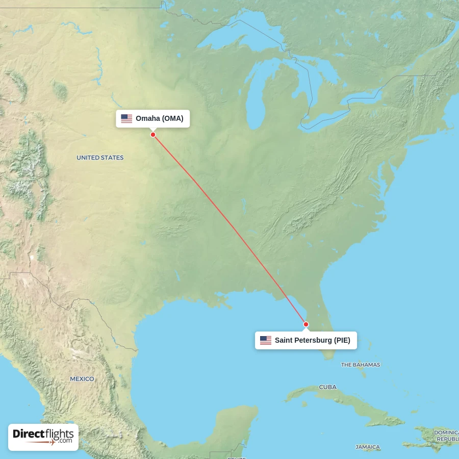 OMA - PIE route map