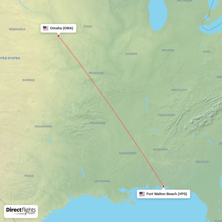 OMA - VPS route map