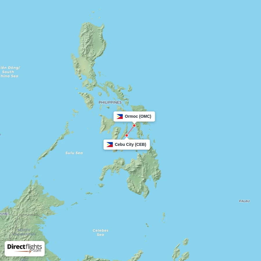 OMC - CEB route map