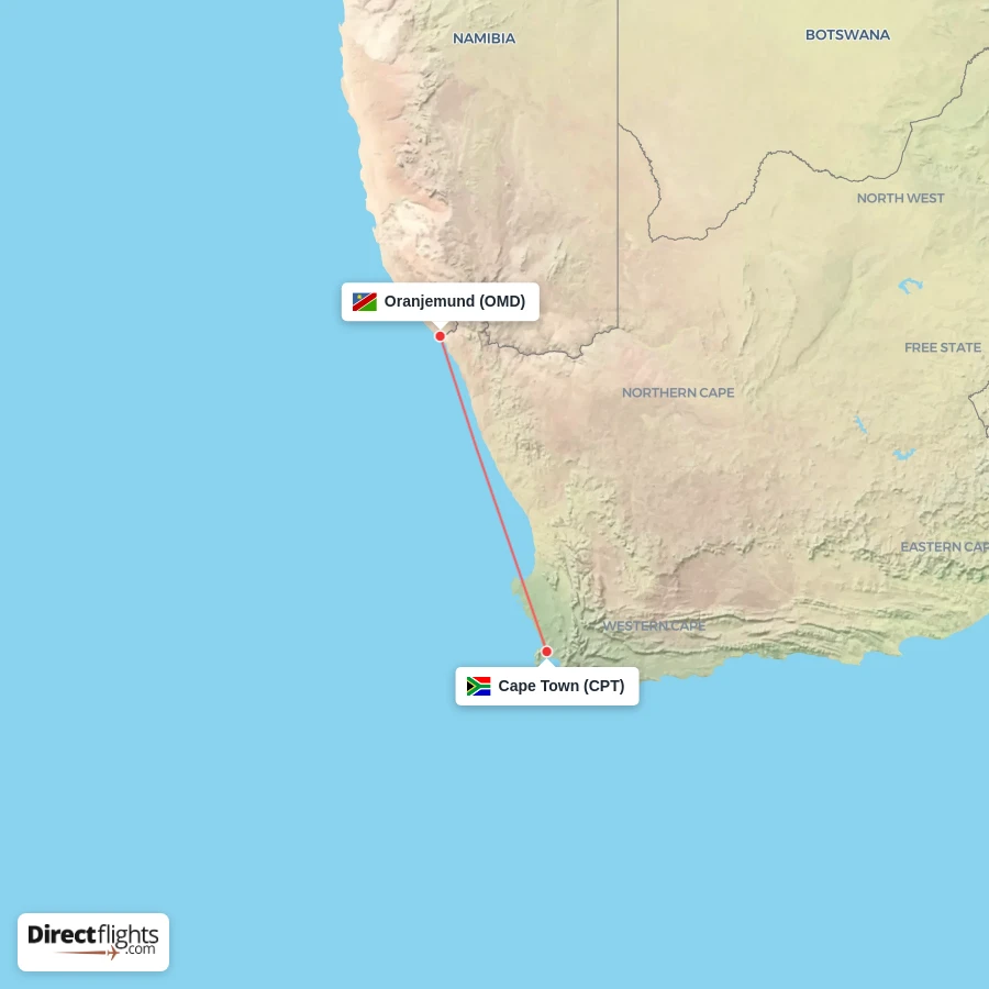 OMD - CPT route map