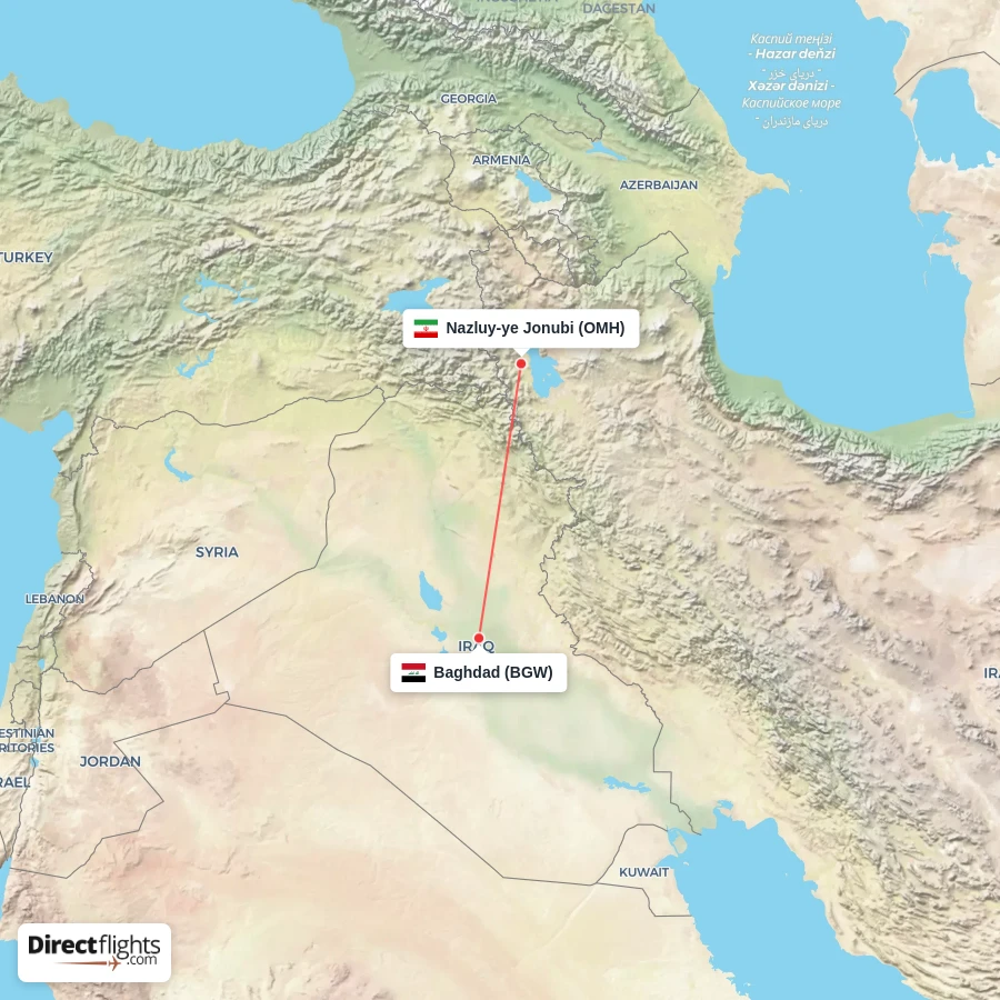OMH - BGW route map
