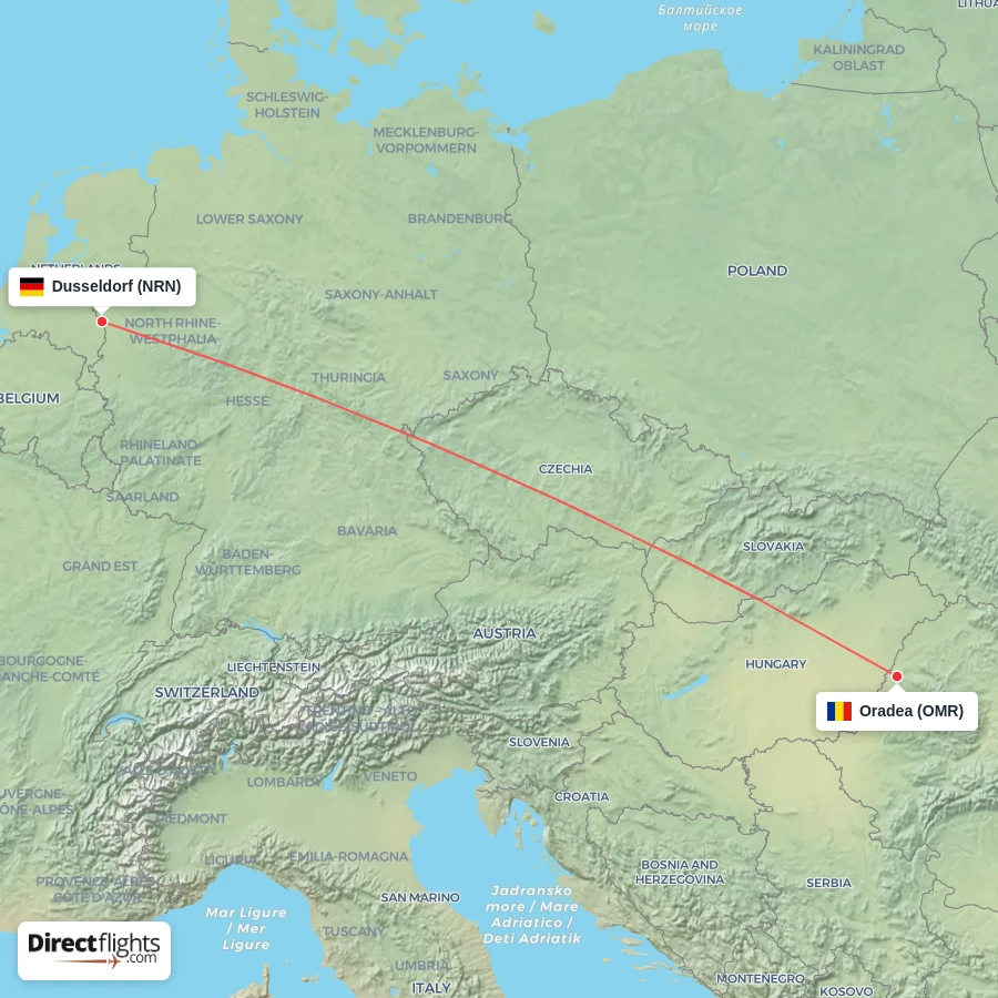OMR - NRN route map