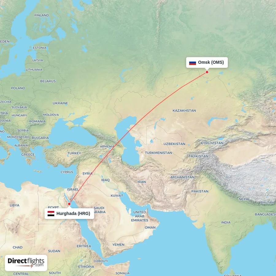 OMS - HRG route map