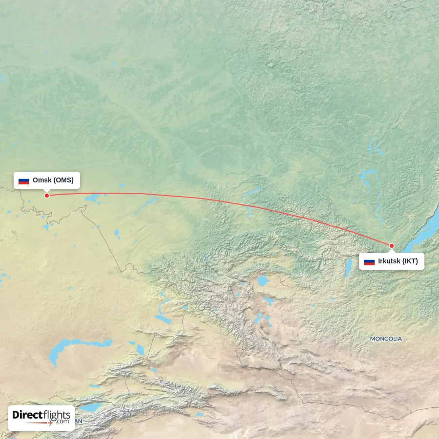 OMS - IKT route map
